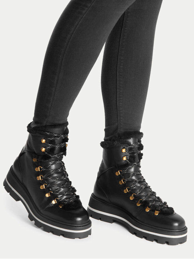 GINO ROSSI Schnürschuhe GINO ROSSI SINEN-24FW238 Schwarz