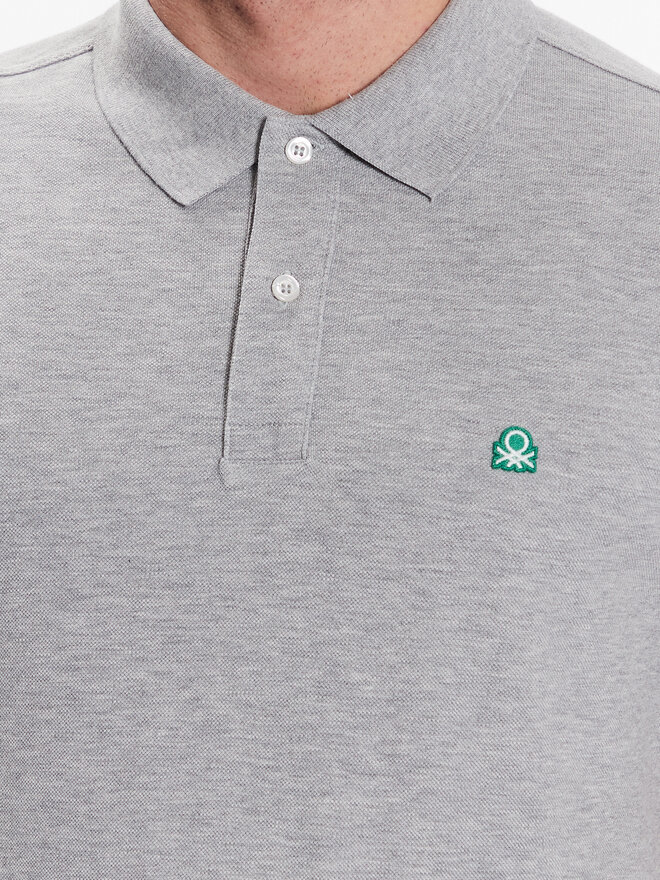 United Colors Of Benetton United Colors Of Benetton Poloshirt 3089J3179 Grau Regular Fit