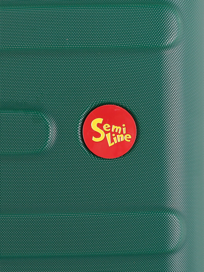Semi Line Kabinový kufr Semi Line T5846-1 Zelená