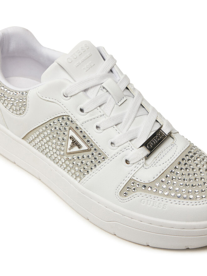 Guess Сникърси Guess Naresa2 FLFNRS ELE12 Бял