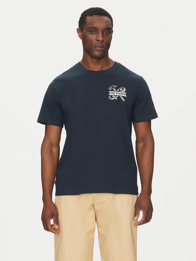Element Element Camiseta ELYZT00522 Azul marino Regular Fit