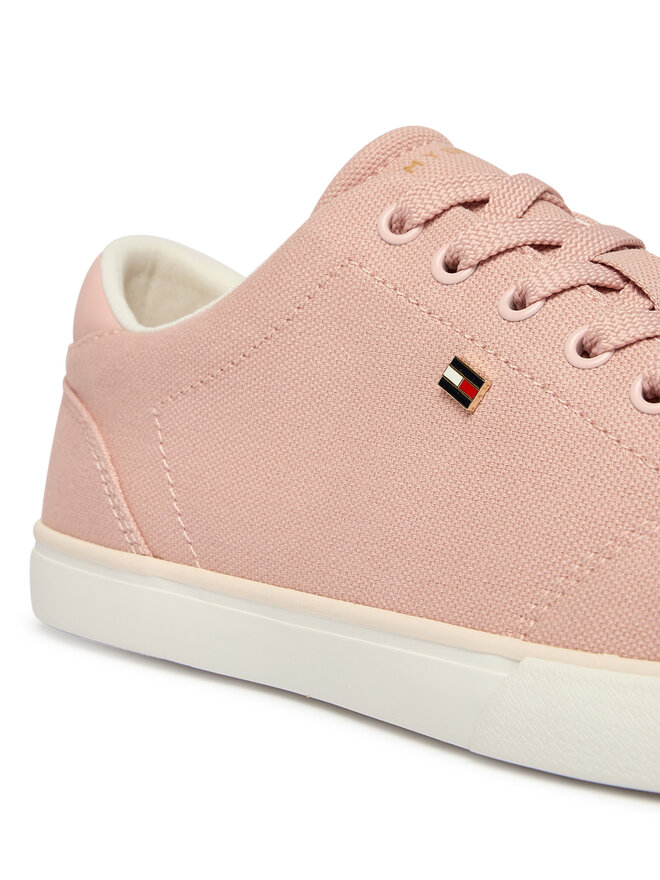 Tommy Hilfiger Sneakers aus Stoff Tommy Hilfiger Th Low Profile Vulc Canvas FW0FW09102 Rosa