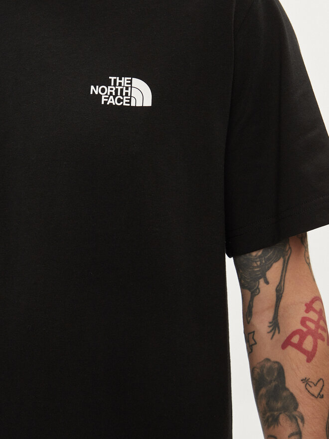 The North Face The North Face Marškinėliai Simple Dome NF0A87NG Juoda Regular Fit