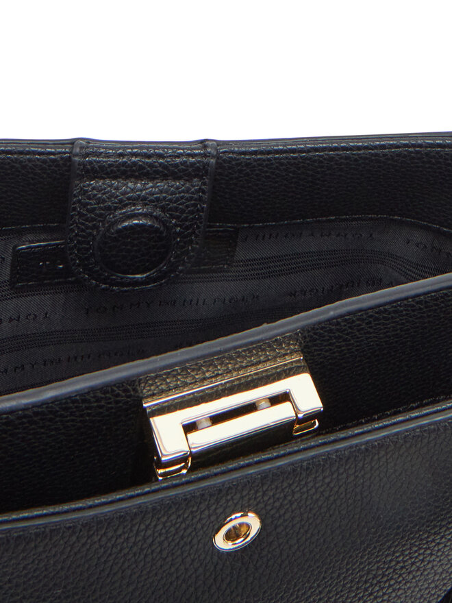 Tommy Hilfiger Bolso Tommy Hilfiger Th Her Mini Tote AW0AW17190 Negro