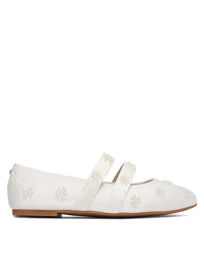 Buffalo Ballerinas Buffalo Dahlia Flower Pearl 1620070 Weiß