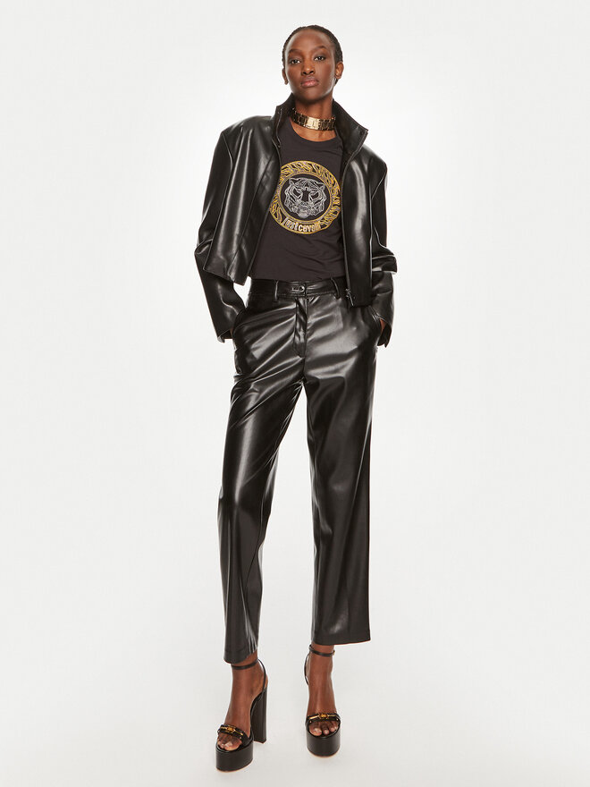 Just Cavalli Just Cavalli T-Shirt 76PAHE08 Schwarz Slim Fit