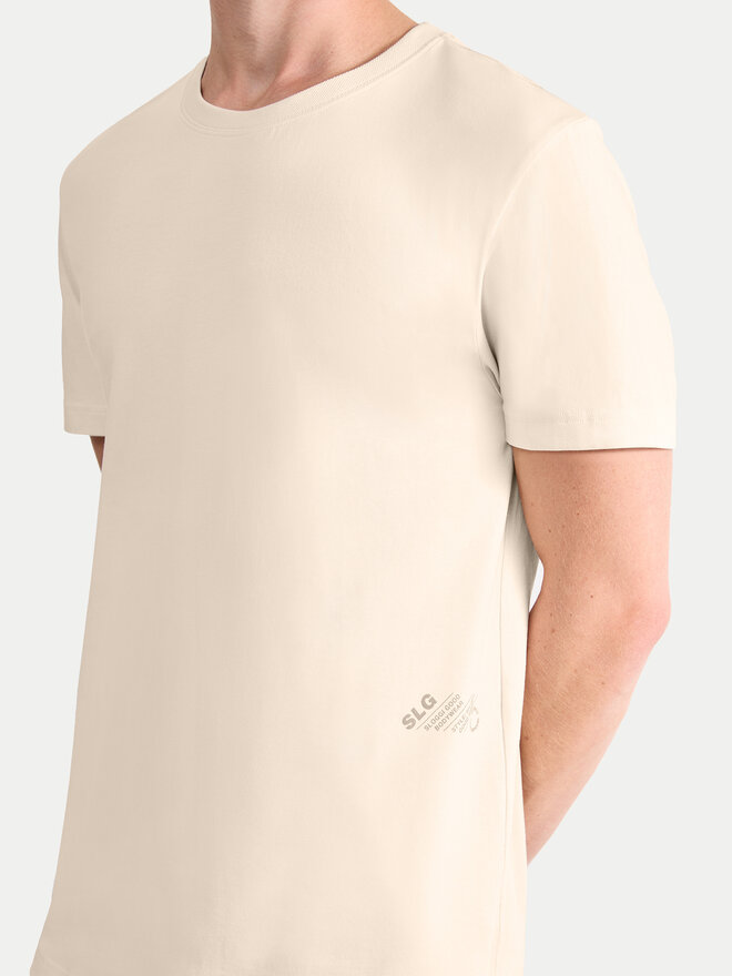 Sloggi Sloggi Marškinėliai 10215508 Smėlio Regular Fit