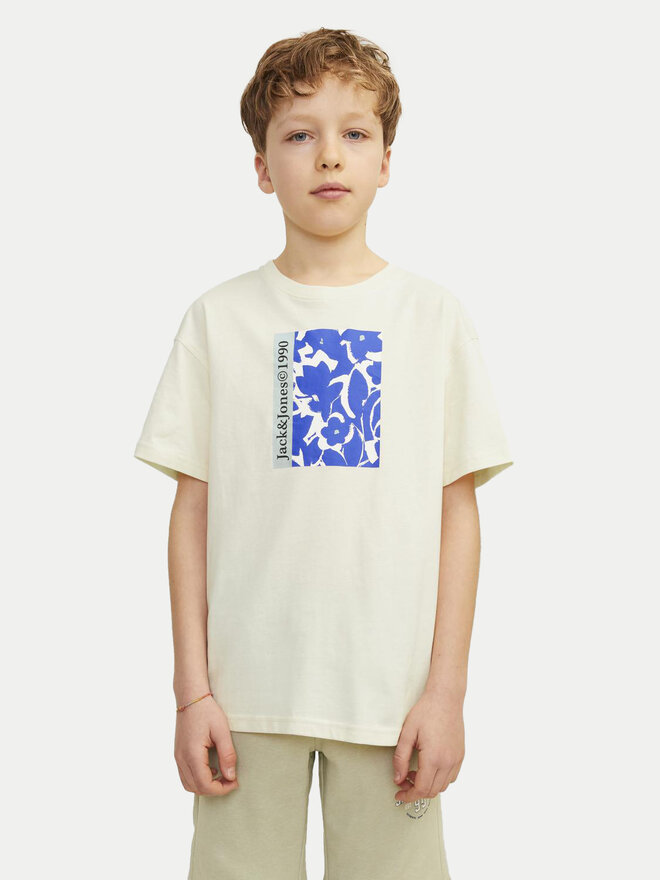 Jack&Jones Junior Jack&Jones Junior Camiseta Jormarbella 12257641 Écru Loose Fit