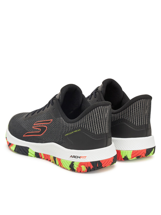 Skechers Buty do tenisa Skechers Skechers Viper Court Pro 2.0- 246109/BKMT Czarny