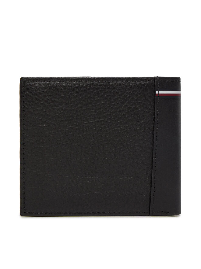 Tommy Hilfiger Velká pánská peněženka Tommy Hilfiger Transit Cc Flap And Coin AM0AM12519 Černá