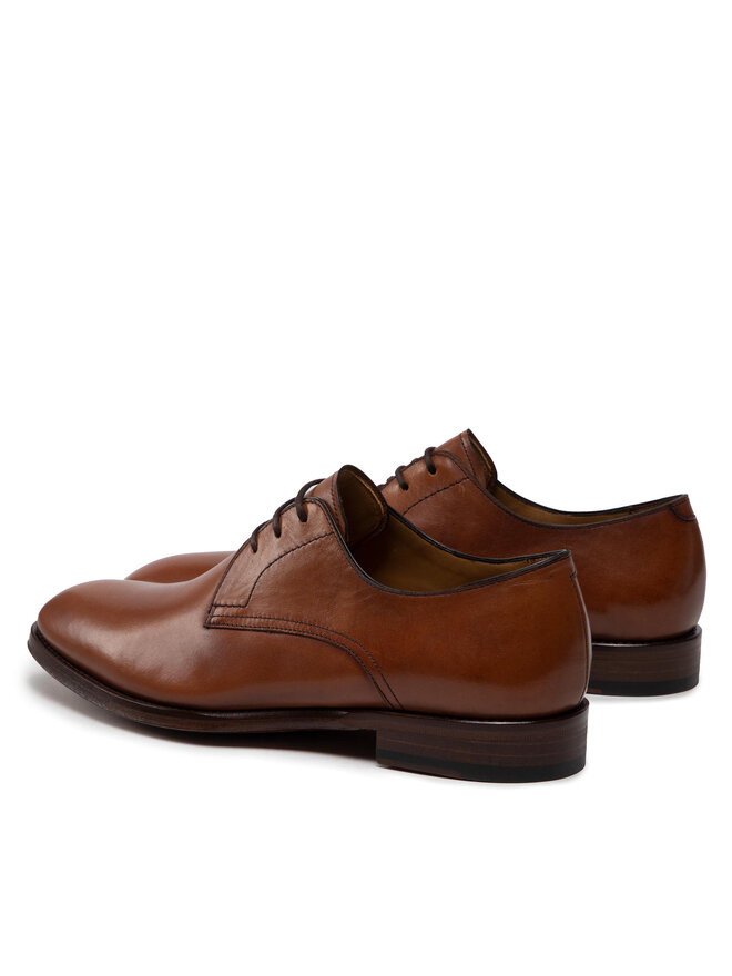 Lord Premium Półbuty Lord Premium Derby 5504 Brązowy