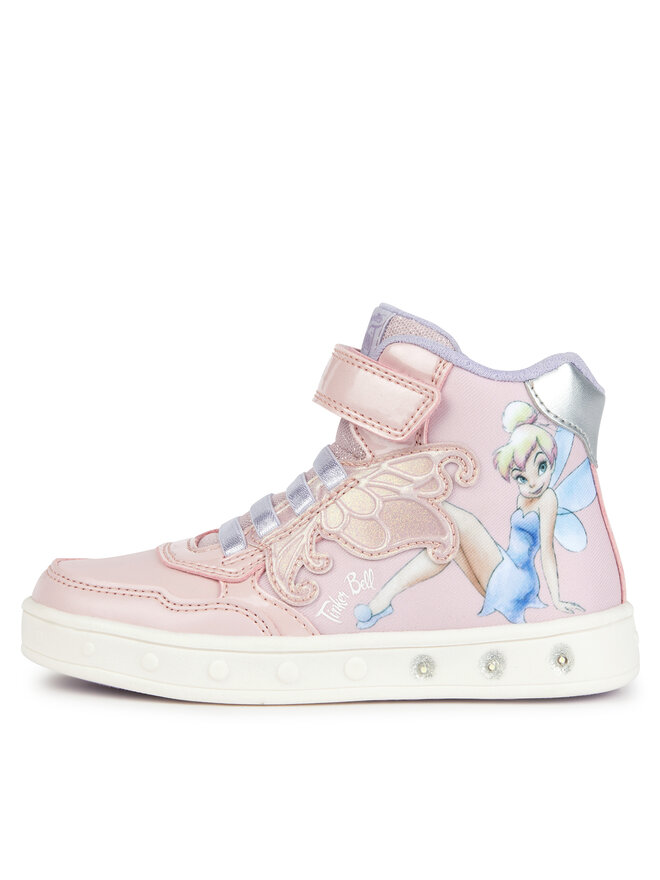 Geox Meisjes J Skylin Girl Sneaker, Navy Roze, 8.5 UK