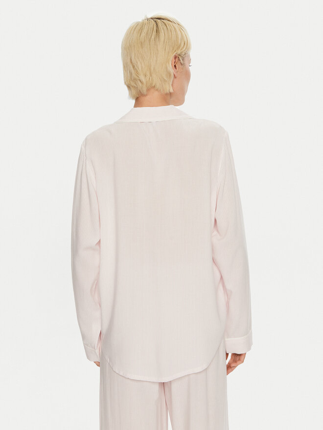 Tommy Hilfiger Tommy Hilfiger Camiseta de pijama UW0UW05635 Rosa Loose Fit