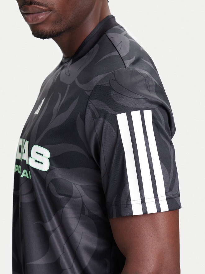 adidas adidas Marškinėliai Common Goal JW0247 Juoda Regular Fit