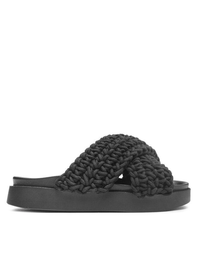 Inuikii Šľapky Inuikii Woven 70104-105 Čierna