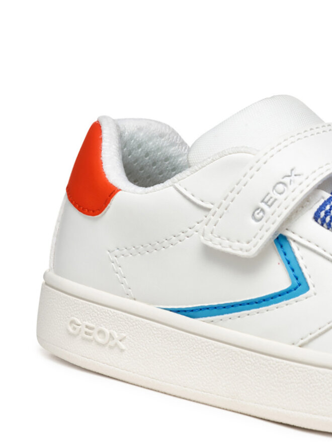 Geox Sneakersy Geox J Eclyper J55LSA 5411 C0422 D Biały