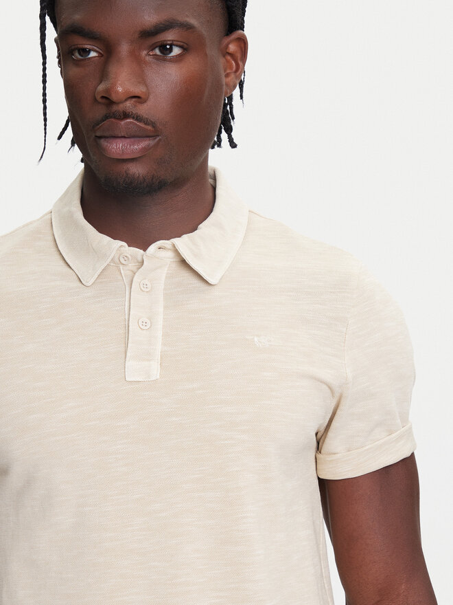Mustang Mustang Poloshirt Palco 1016505 Beige Regular Fit