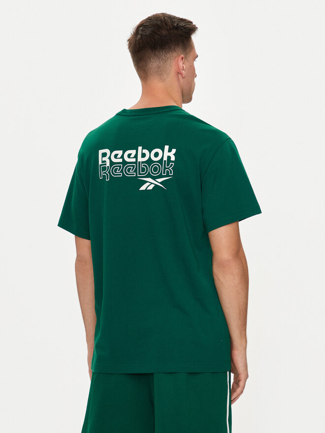 Reebok Reebok Marškinėliai Ri Brand Proud Gfx Ss Tee 100076384 Žalia Regular Fit
