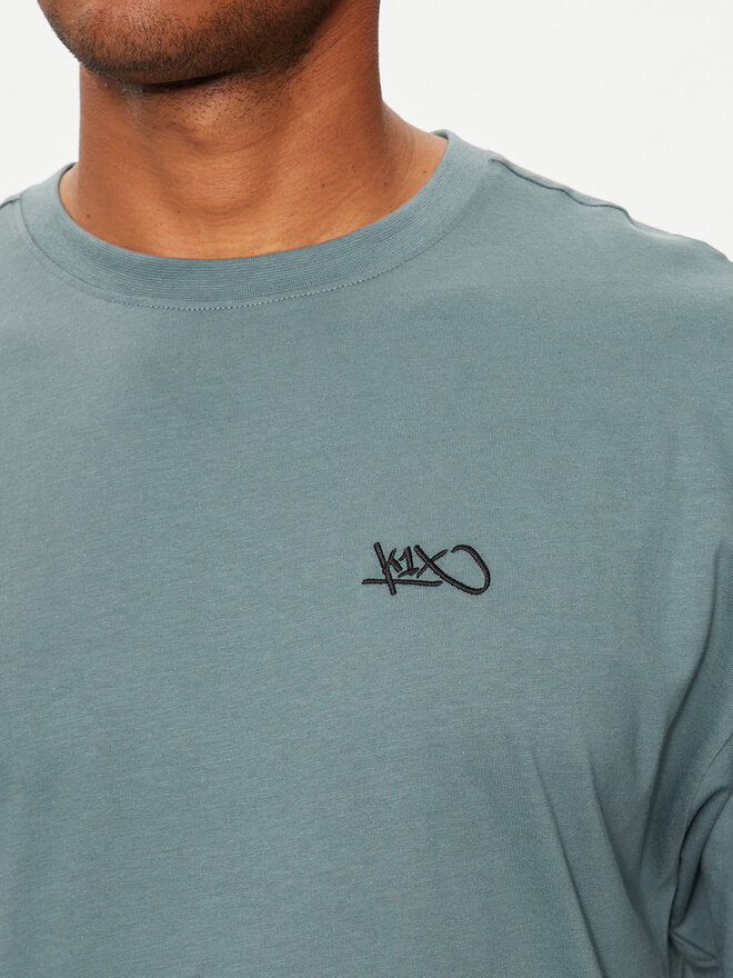K1X K1X Póló Logo 60690061 Zöld Relaxed Fit