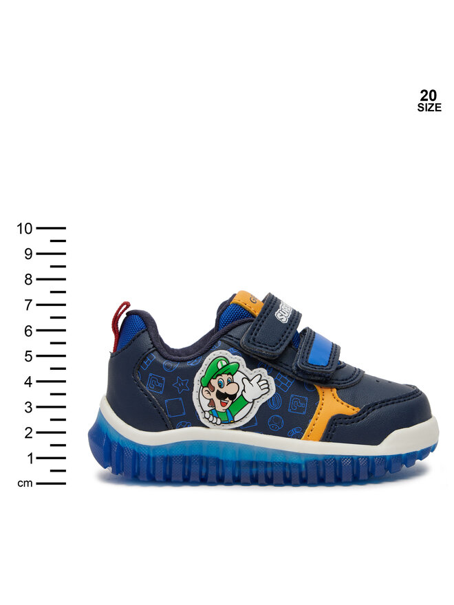 Geox Sneakersy Geox B Lightyloo Boy B465ZC 000BC C4226 Granatowy