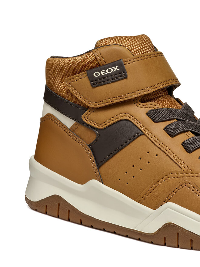 Geox Sneakersy Geox J Perth Boy J367RF 0MEFU C2286 S Hnědá