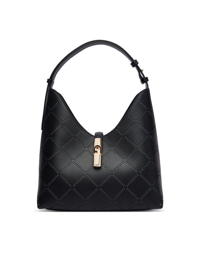 Furla Handtasche Furla Goccia M WB01499 BX3947 KH O6000 Schwarz