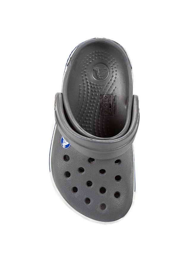 Pantoletten Crocs Crocband II.5 Clog Kids 12837 Grau eschuhe