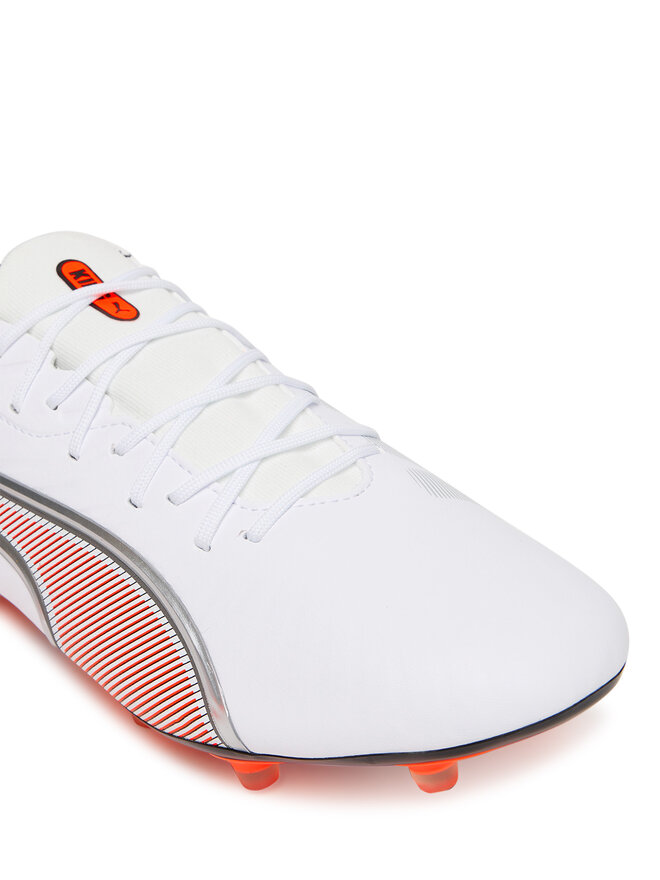 Puma Ποδοσφαιρικά Παπούτσια Puma King Match Fg/Ag 108832 01 Λευκό