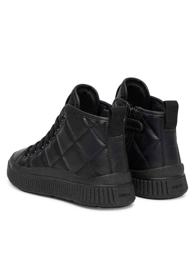 Geox Sneakersy Geox J Laquinny J56M3F 000BC C9999 S Černá