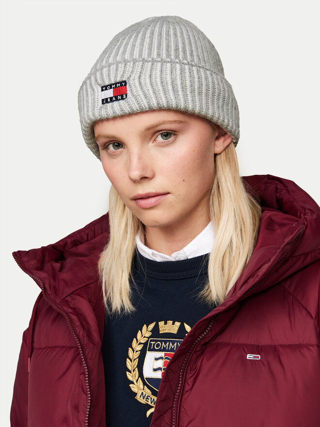 Tommy Jeans Czapka Tommy Jeans AW0AW16785 Szary