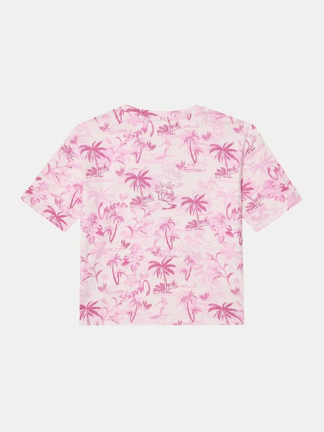 Guess Guess Marškinėliai J5GI10 K6YW4 Rožinė Regular Fit
