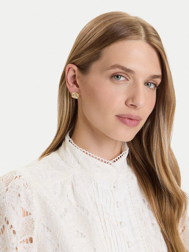 Guess Σκουλαρίκια Guess JUBE05 504JW Χρυσό