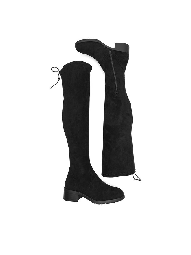 JENNY Cizme lungi muschetar JENNY WS6500-01 Negru