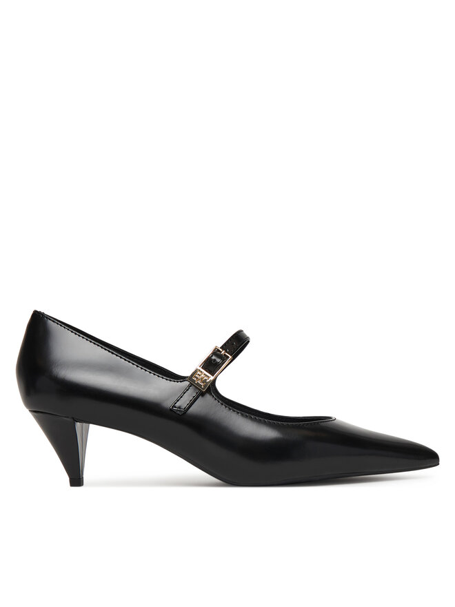 Tommy Hilfiger Pumps Tommy Hilfiger Low Pump Abrasivato FW0FW09321 Schwarz
