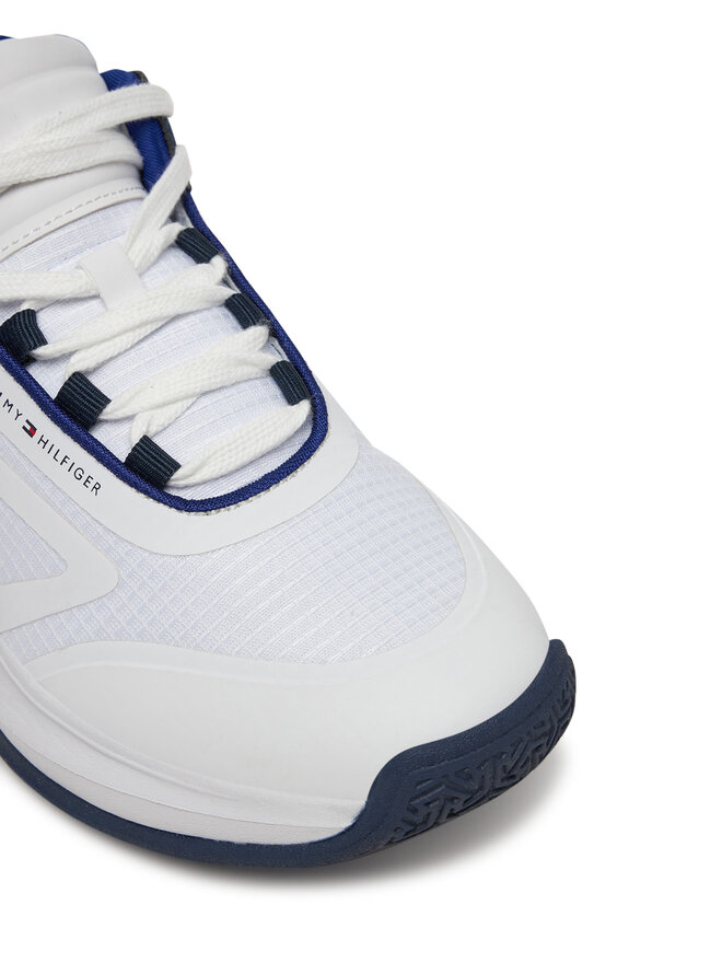 Tommy Hilfiger Sneakersy Tommy Hilfiger Low Cut Lace-Up T3B9-33884-1695 Biały