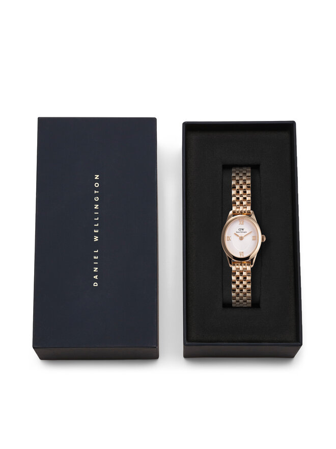 Daniel Wellington Zegarek Daniel Wellington Ophelia Mini 22 DW00100805 Różowe złoto