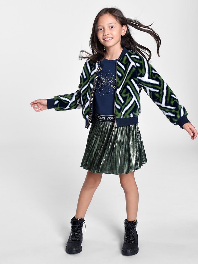 MICHAEL KORS KIDS MICHAEL KORS KIDS Футболка R15194 Cиній Regular Fit
