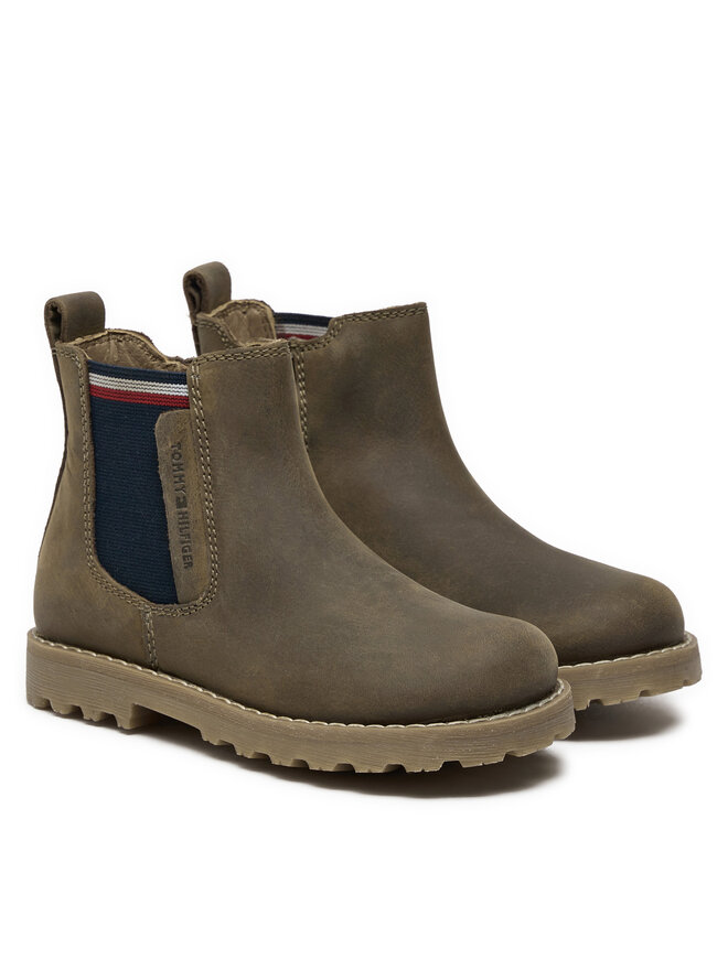 Tommy Hilfiger Μποτίνια Tommy Hilfiger T1X5-33700-0124 M Πράσινο