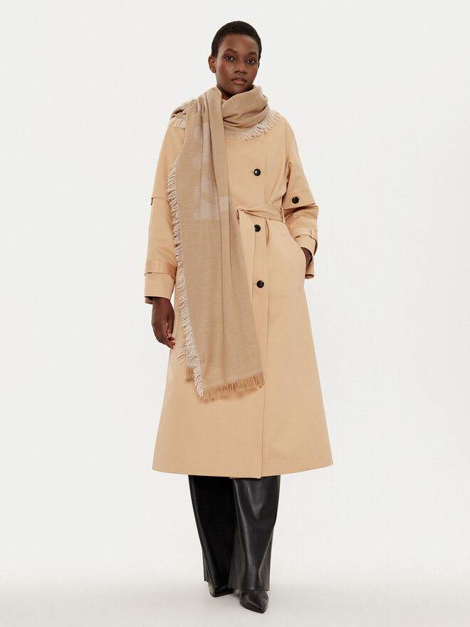 Weekend Max Mara Šál Weekend Max Mara Flores 2515541064600 Hnědá