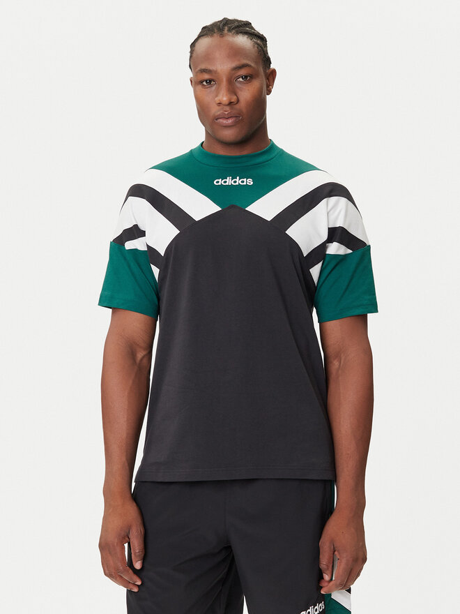 adidas adidas T-shirt Archive Cutline JX3075 Verde Loose Fit