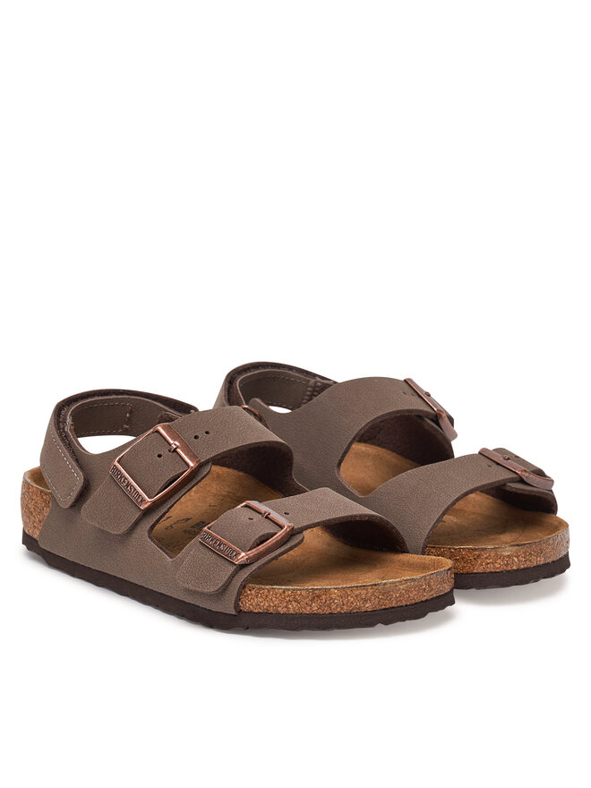 Birkenstock Sandali Birkenstock Milano As Kids 1029375 S Rjava