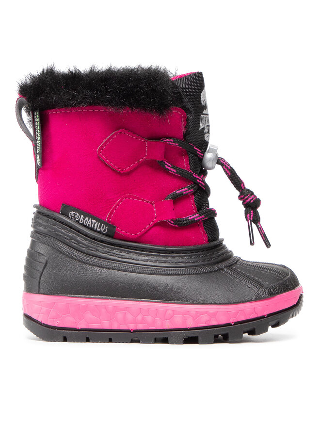 Boatilus Μπότες Χιονιού Boatilus Kd Joggy Sint Leather Boot NJ16 VAR.21ZU Ροζ