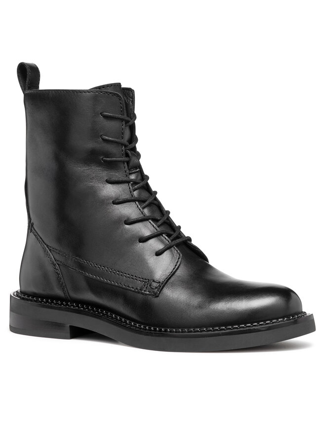 Geox Polokozačky Geox D Serilda D46WYG 00043 C9999 Černá