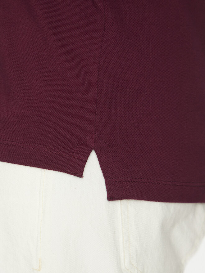 Geox Geox Polo majica M5511B T3240 F8312 Bordo rdeča Regular Fit
