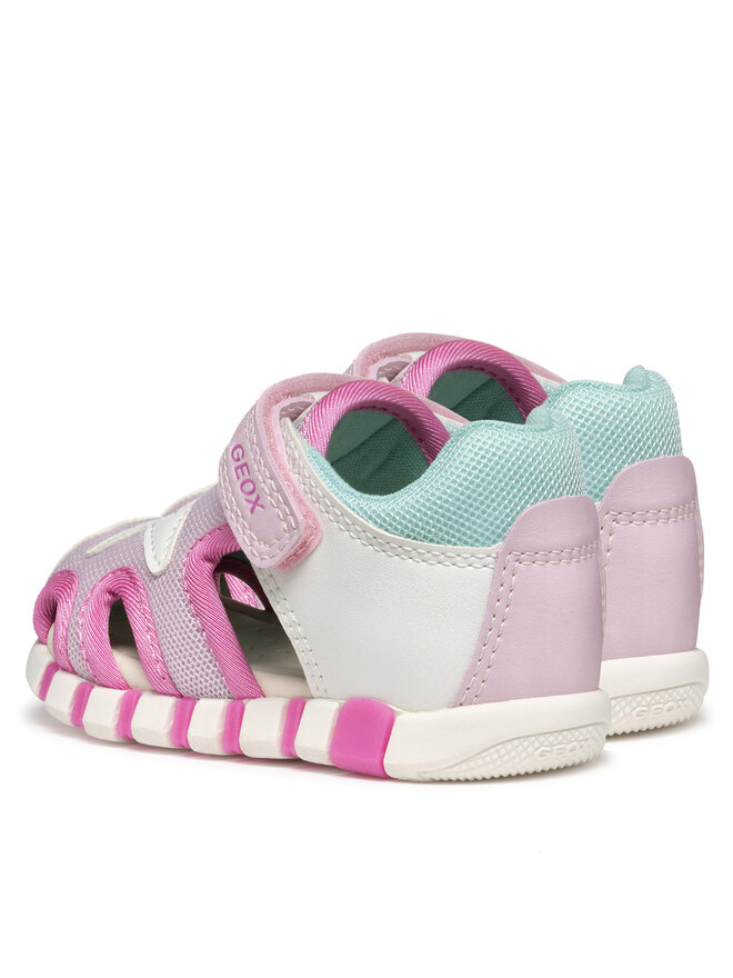 Geox Sandále Geox B Sandal Iupidoo B5517C 0BC14 C0563 Biela