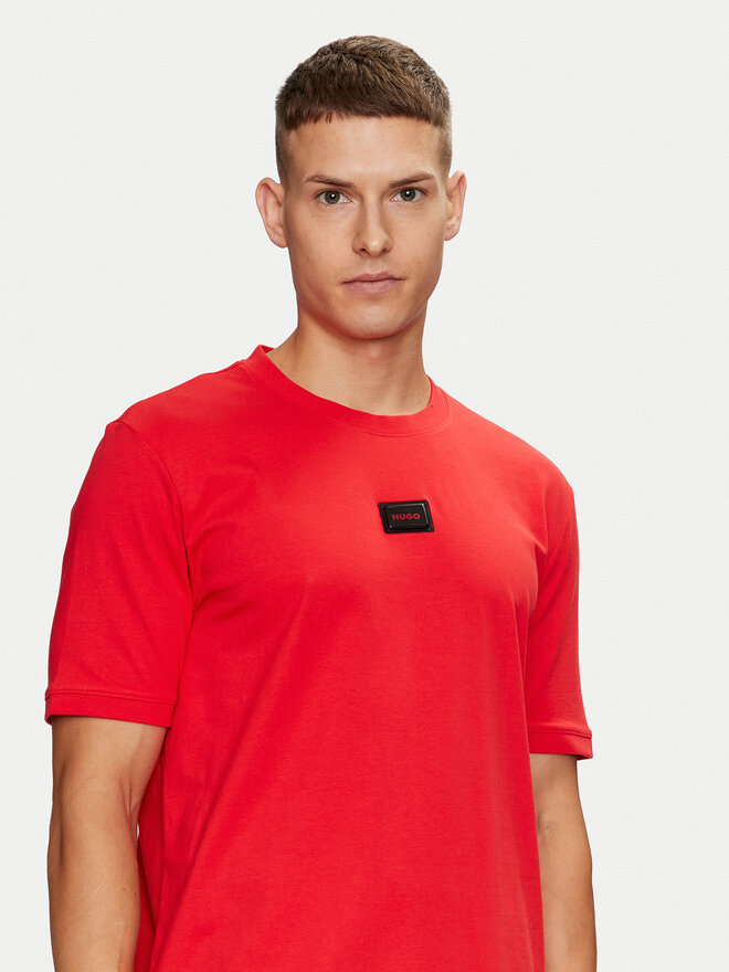 HUGO HUGO Camiseta Diragolino_Gel 50528171 Rojo Regular Fit