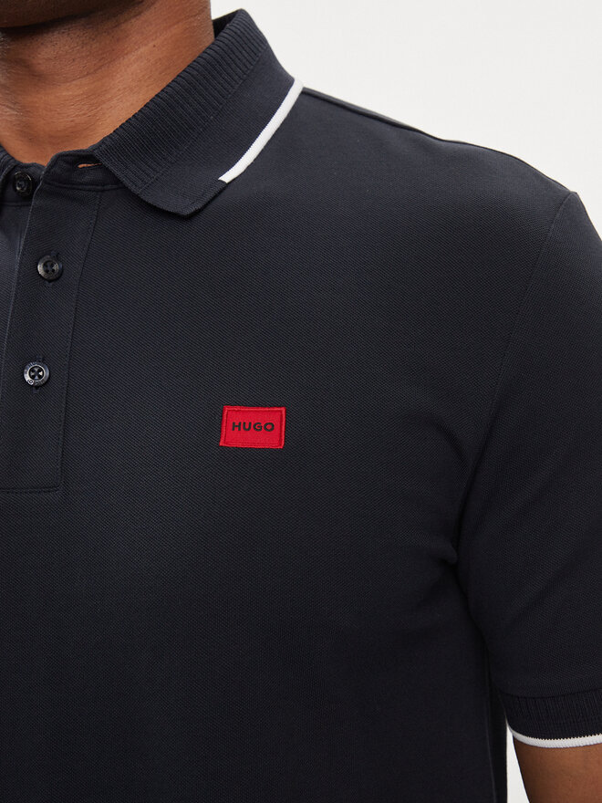 HUGO Hugo Pólóing Deresino232 50490775 Sötétkék Slim Fit