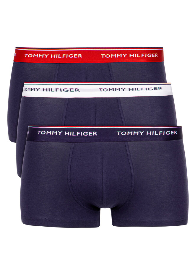 Tommy Hilfiger Tommy Hilfiger Σετ μποξεράκια 3 τμχ 3P Lr Trunk 1U87903841 Σκούρο μπλε