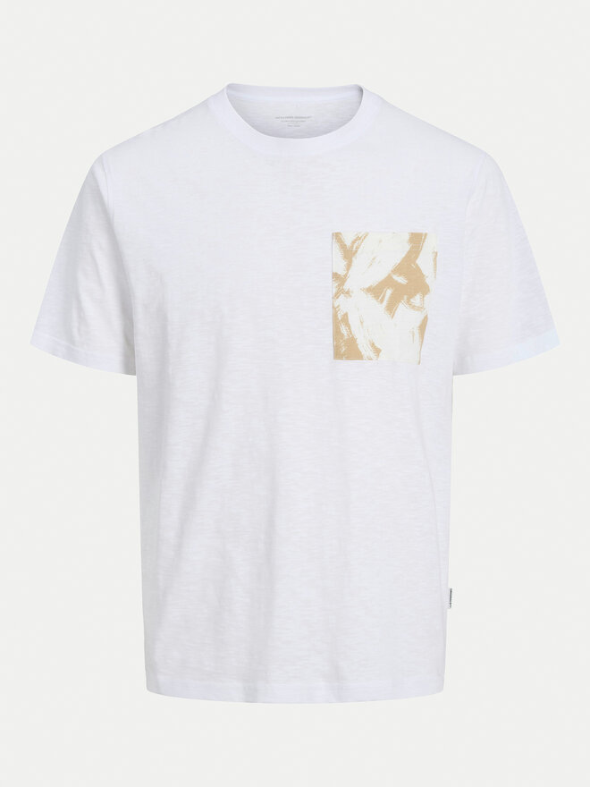 Jack&Jones Jack&Jones T-Shirt Split 12272995 Weiß Regular Fit