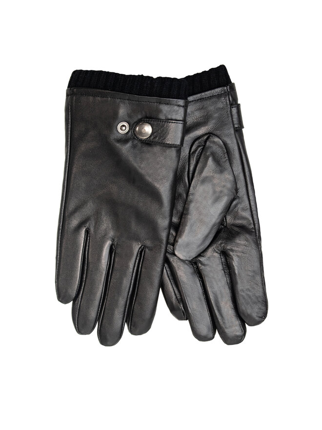 Semi Line Guanti da uomo Semi Line P8291-3 Nero